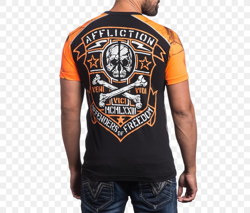 T-shirt Affliction Clothing Sleeve, PNG, 700x700px, Tshirt, Affliction Clothing, Brand, Clothing, Clothing Sizes Download Free