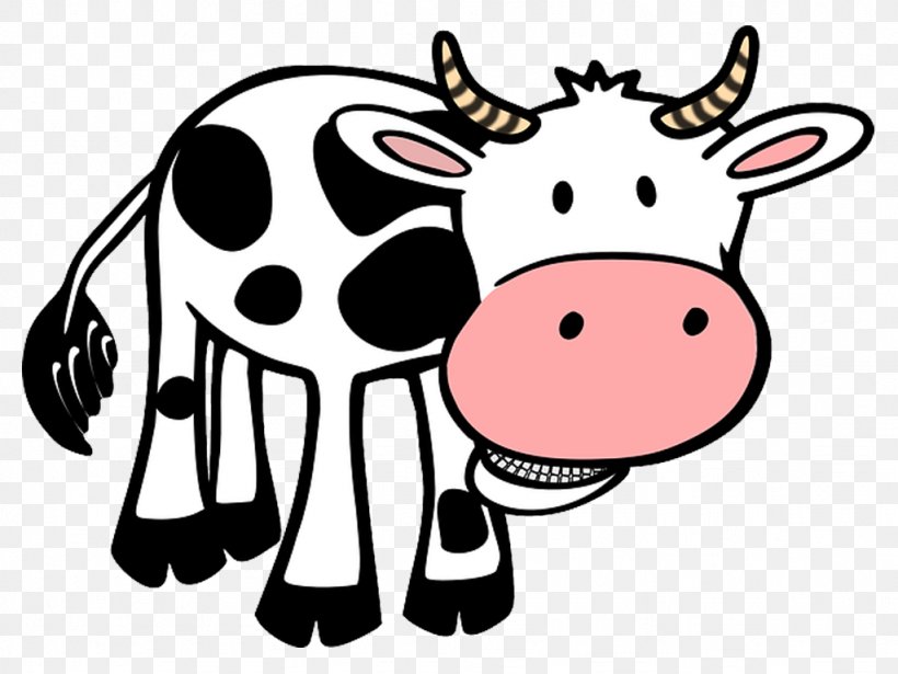 Beef Cattle Calf Holstein Friesian Cattle Clip Art Dairy Cattle, PNG, 1024x768px, Beef Cattle, Artwork, Black And White, Calf, Cartoon Download Free