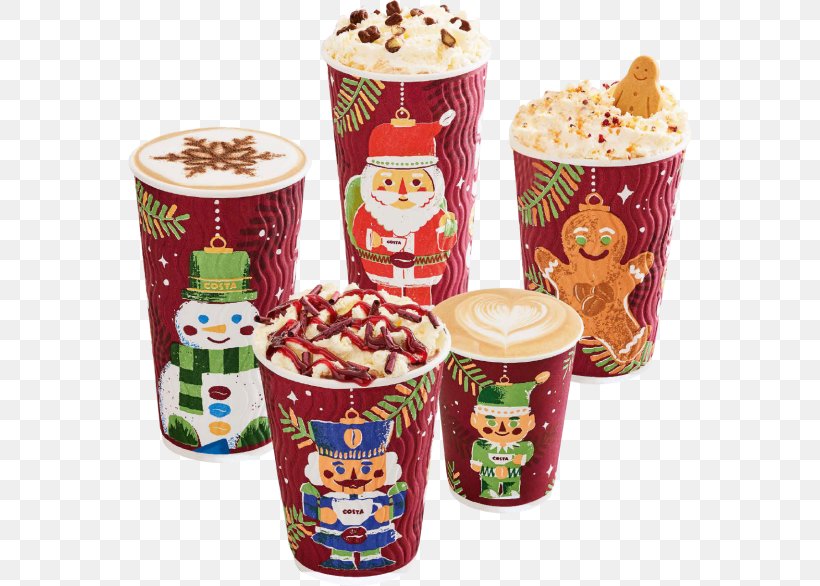 Costa Coffee Hot Chocolate Cup Christmas, PNG, 564x586px, Coffee, Ceramic, Chocolate, Christmas, Christmas Dinner Download Free