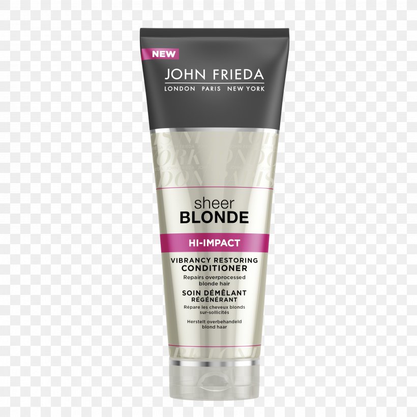 Hair Conditioner John Frieda Sheer Blonde Go Blonder Lightening Shampoo John Frieda Sheer Blonde Go Blonder Lightening Shampoo, PNG, 3600x3600px, Hair, Balsam, Blond, Capelli, Cosmetics Download Free