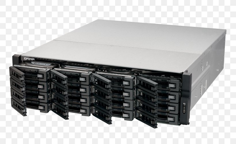 QNAP REXP-1220U-RP Network Storage Systems RAID Data Storage Hard Drives, PNG, 800x500px, 19inch Rack, Qnap Rexp1220urp, Computer Component, Data Storage, Data Storage Device Download Free