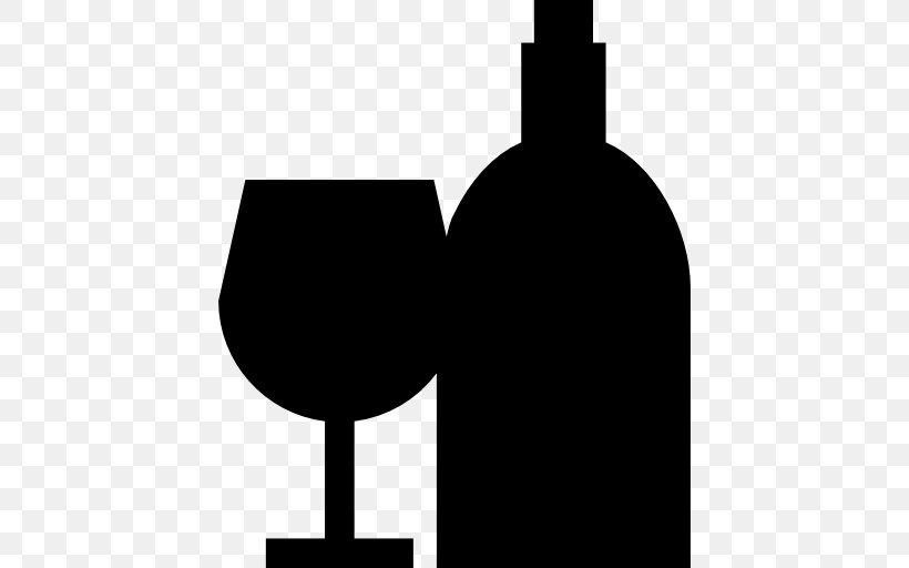 Wine Glass Glass Bottle, PNG, 512x512px, Wine Glass, Black, Black And White, Black M, Bottle Download Free