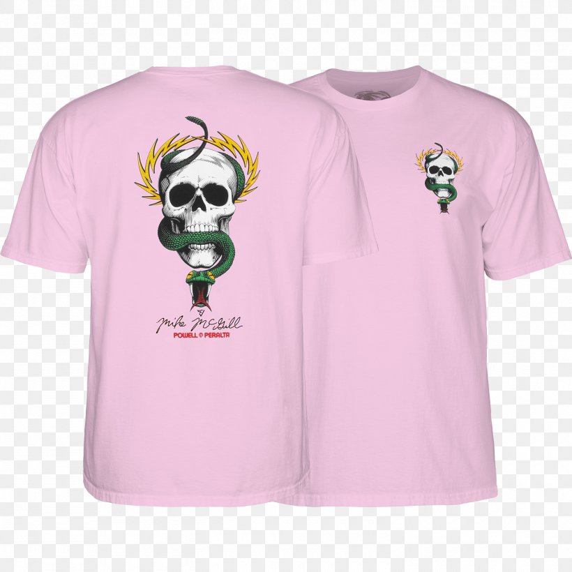 T-shirt Powell Peralta Skateboarding Sleeve, PNG, 1500x1500px, Tshirt, Active Shirt, Brand, Clothing, Mike Mcgill Download Free