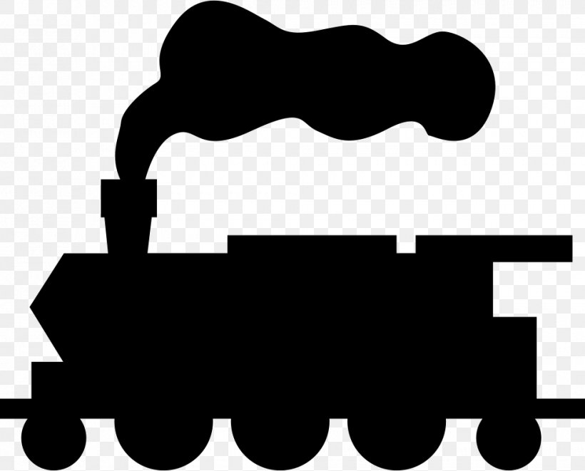 Train Rail Transport Steam Locomotive Rapid Transit, PNG, 980x790px, Train, Area, Black, Black And White, Brand Download Free