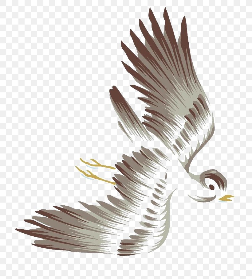 Bird Flight Watercolor Painting, PNG, 750x909px, Bird, Beak, Bird Of Prey, Eagle, Feather Download Free