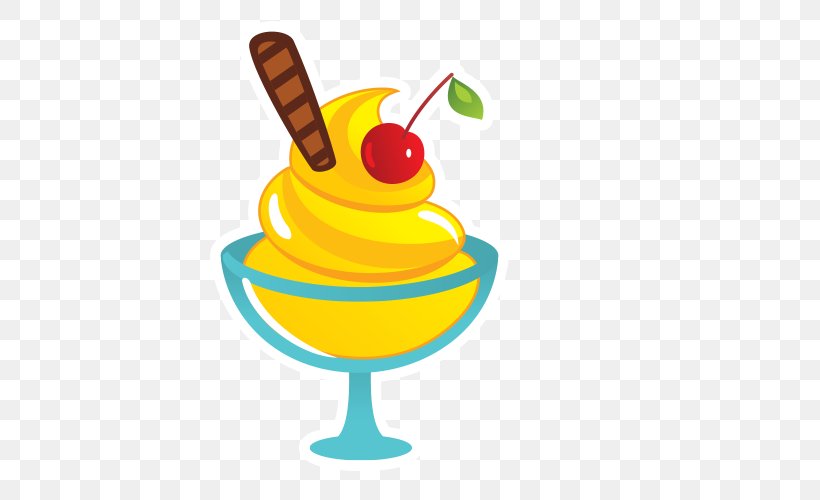 Cocktail Garnish Yellow Clip Art, PNG, 500x500px, Cocktail, Cocktail Garnish, Dessert, Food, Frozen Dessert Download Free