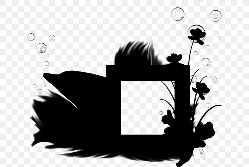 Desktop Wallpaper Clip Art Flower Silhouette Computer, PNG, 640x550px, Flower, Black M, Blackandwhite, Computer, Monochrome Photography Download Free