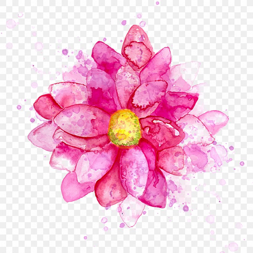 Flower Watercolor Painting Drawing, PNG, 994x994px, Watercolour Flowers, Art, Brush, Chrysanthemum, Cut Flowers Download Free