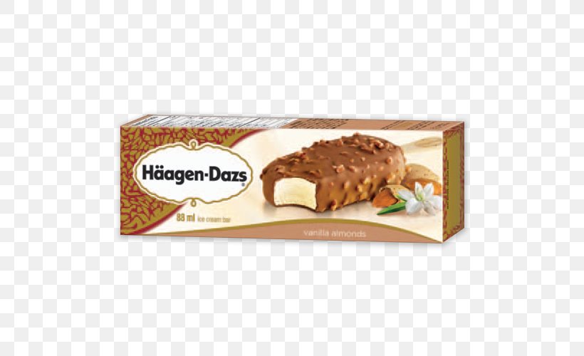 Ice Cream Häagen-Dazs Crumble Chocolate Bar, PNG, 500x500px, Ice Cream, Almond, Caramel, Chocolate, Chocolate Bar Download Free