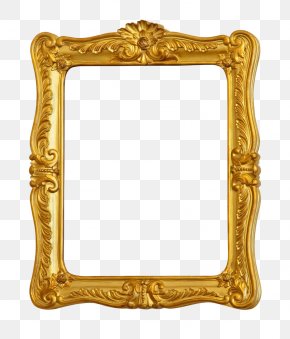 Gold Frame - Picture Frame Gold Stock Photography Ornament Film Frame PNG