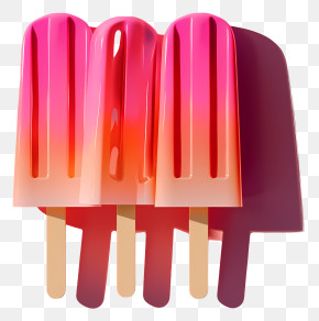 Popsicles - Pink Popsicles PNG