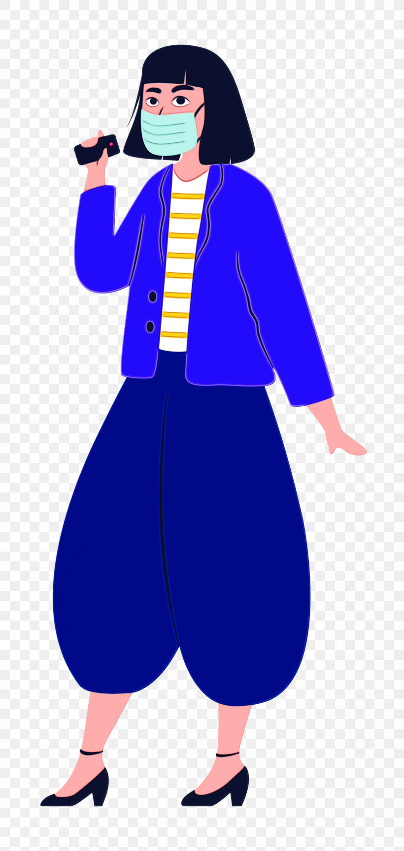 Cartoon Character Outerwear / M Cobalt Blue / M Cobalt Blue / M, PNG, 1186x2500px, Girl, Cartoon, Character, Character Created By, Male Download Free