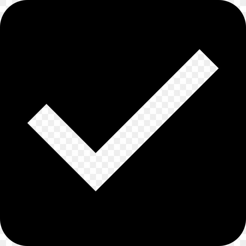 Checkbox Check Mark User Interface Clip Art, PNG, 980x980px, Checkbox, Black, Black And White, Brand, Button Download Free