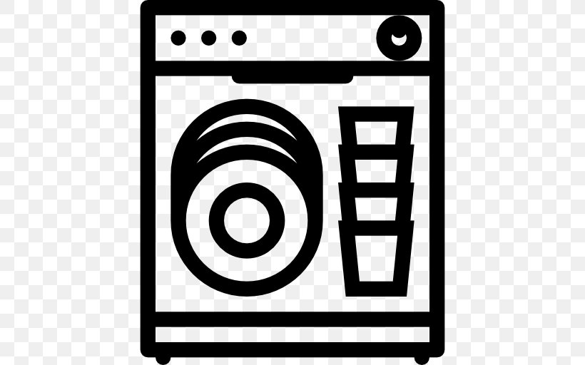 Dishwasher, PNG, 512x512px, Home Appliance, Area, Black, Black And White, Brand Download Free