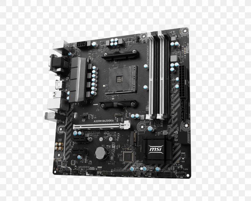 Socket AM4 MicroATX Micro-Star International Motherboard, PNG, 1024x819px, Socket Am4, Advanced Micro Devices, Atx, Chipset, Computer Component Download Free