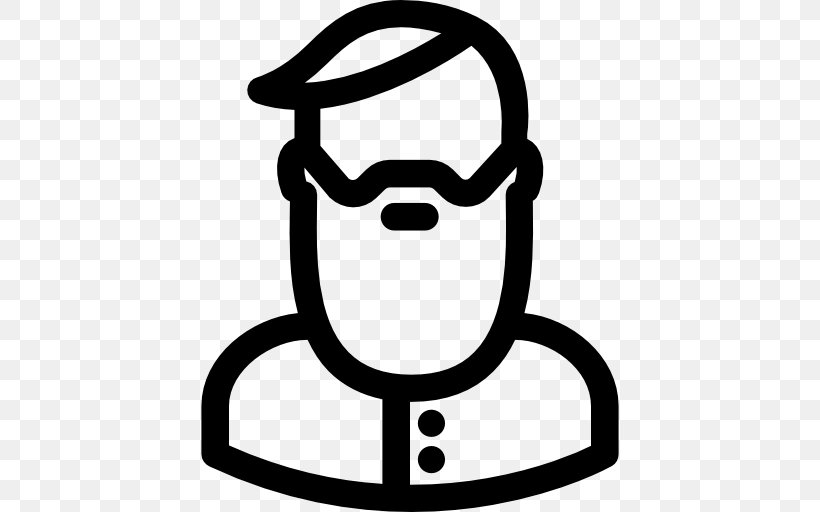 Beard Man Clip Art, PNG, 512x512px, Beard, Avatar, Black And White, Face, Facial Hair Download Free