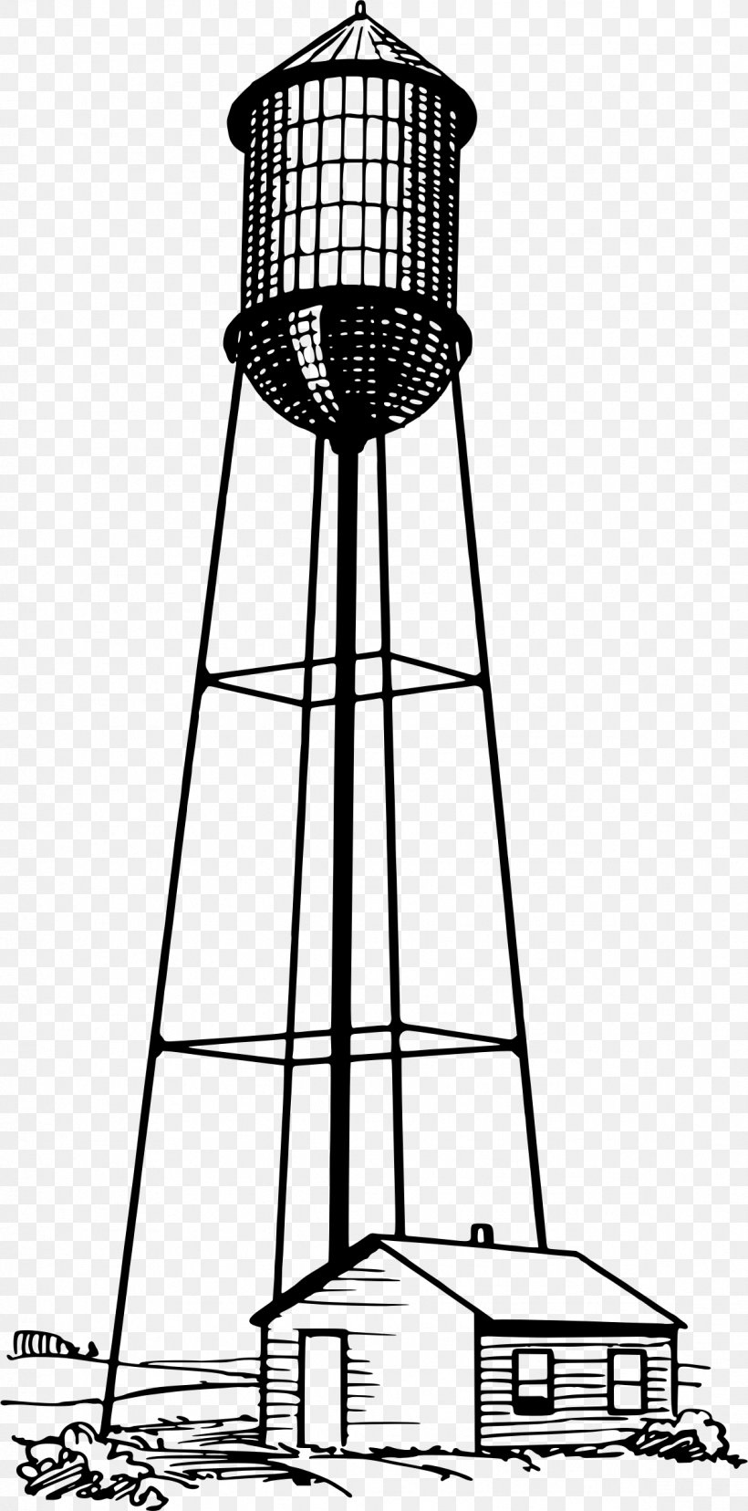 Eiffel Tower Water Tower Clip Art, PNG, 1188x2400px, Eiffel Tower, Area, Black And White, Building, Drawing Download Free