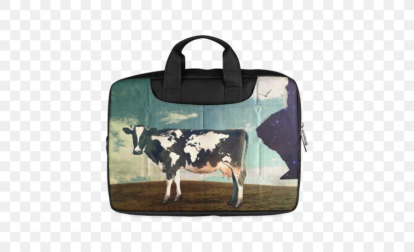 Laptop MacBook Air Handbag Dairy Cattle, PNG, 500x500px, Laptop, Bag, Cattle, Cattle Like Mammal, Dairy Cattle Download Free