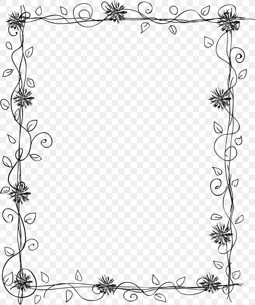 Picture Frames Art Clip Art, PNG, 2314x2765px, Picture Frames, Area, Art, Black And White, Border Download Free
