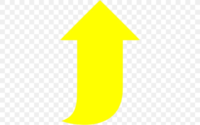 Yellow Arrow Angle, PNG, 512x512px, Yellow, Area, Number, Symbol Download Free