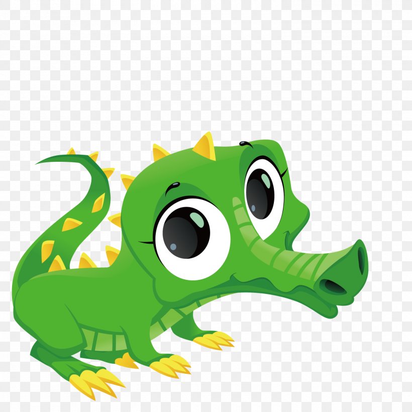 Crocodile Alligator, PNG, 1500x1500px, Crocodile, Alligator, Amphibian, Cartoon, Fauna Download Free