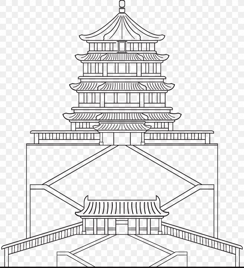 Palace Of Heavenly Purity Forbidden City Architecture, PNG, 1300x1428px, Palace Of Heavenly Purity, Architecture, Area, Artwork, Black And White Download Free