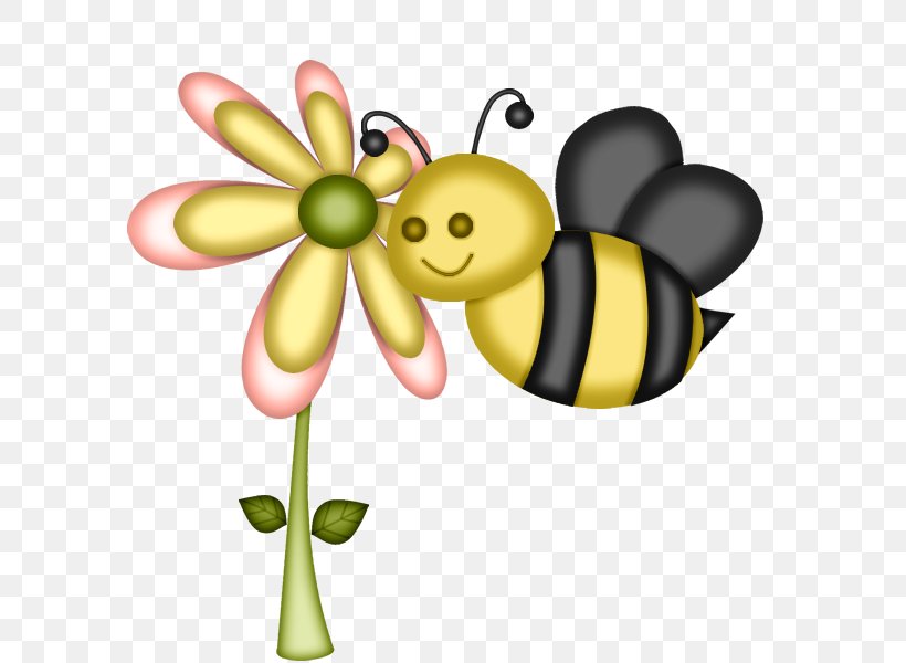 Honey Bee Clip Art, PNG, 600x600px, Honey Bee, Bee, Butterfly, Cartoon, Flower Download Free
