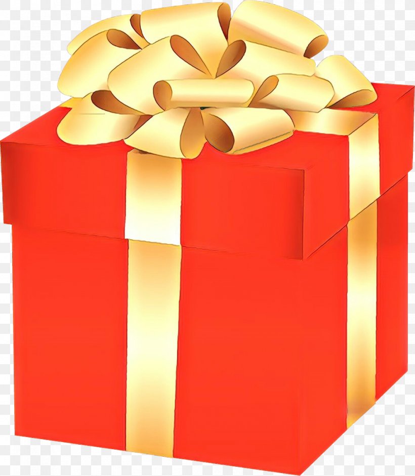 Orange, PNG, 991x1138px, Cartoon, Gift Wrapping, Orange, Present, Ribbon Download Free