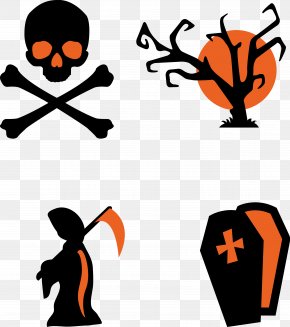 Vector Horror Elements - Tree Halloween PNG