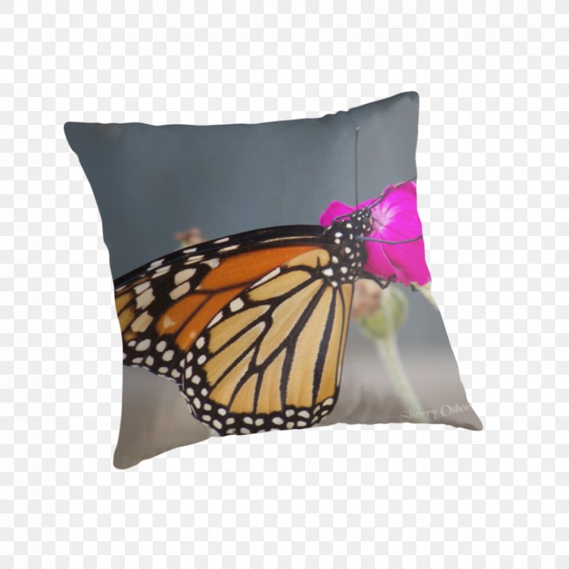 Butterfly Throw Pillows Ghost Writer Cushion, PNG, 875x875px, Watercolor, Cartoon, Flower, Frame, Heart Download Free