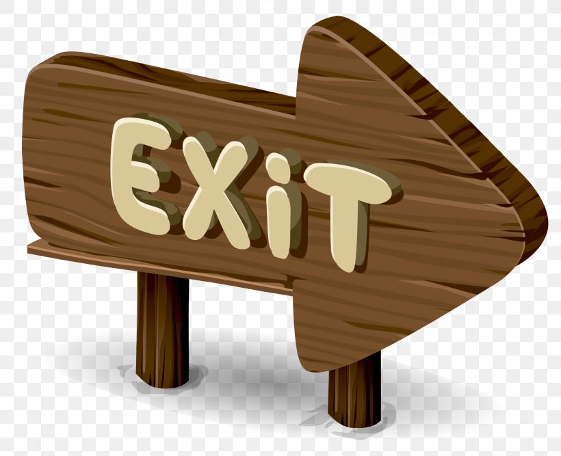 Exit Sign Wood Emergency Exit Clip Art, PNG, 1995x1623px, Exit Sign, Emergency Exit, Furniture, Product, Product Design Download Free