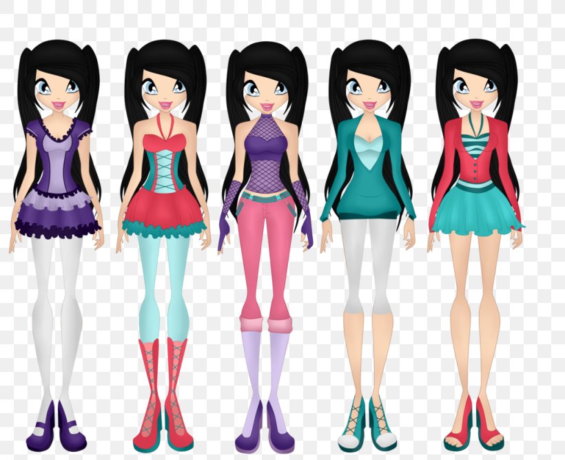 Black Hair Doll Cartoon Character Fiction, PNG, 1024x835px, Black Hair, Cartoon, Character, Doll, Fashion Design Download Free