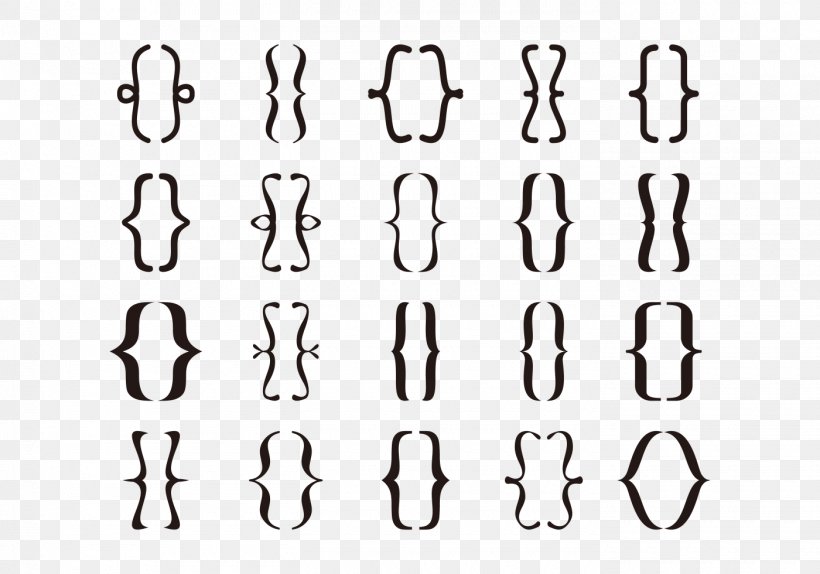 Bracket Line, PNG, 1400x980px, Bracket, Area, Black And White, Number, Point Download Free