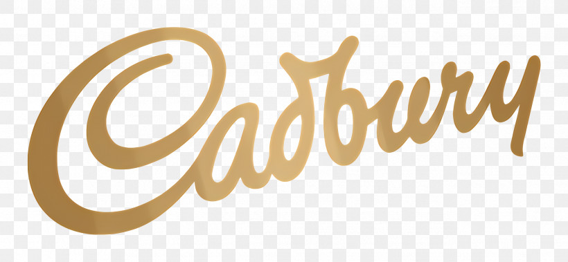 Cadbury - Cadbury Logo In Golden Script PNG