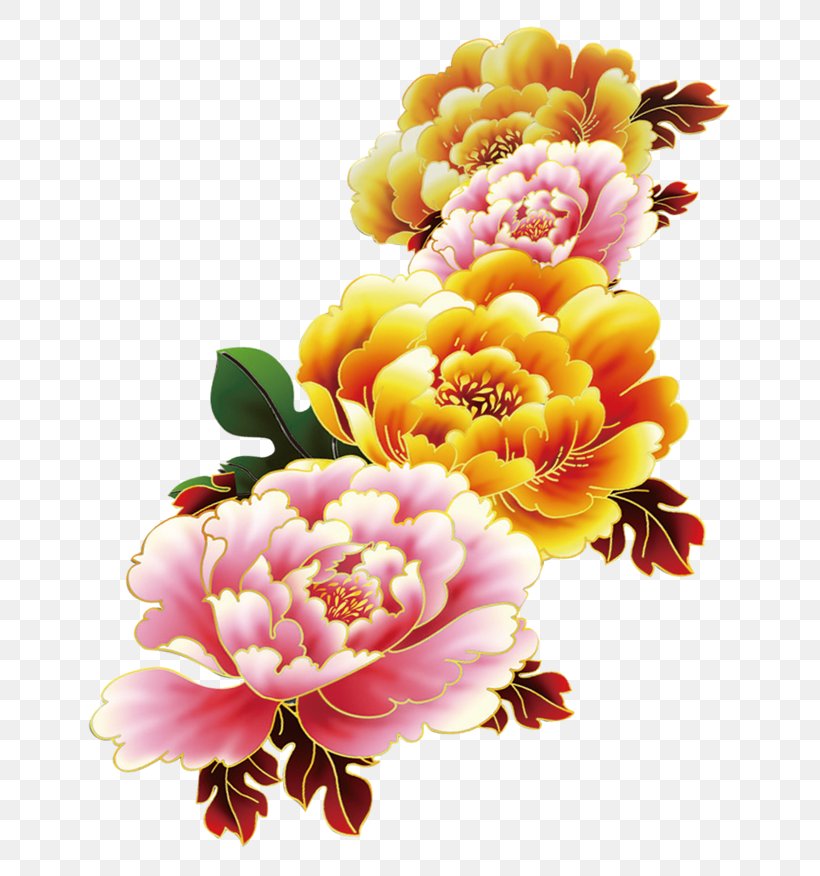 China Peony Chinese New Year Flower, PNG, 658x876px, China, Birdandflower Painting, Chinese New Year, Chrysanths, Convite Download Free