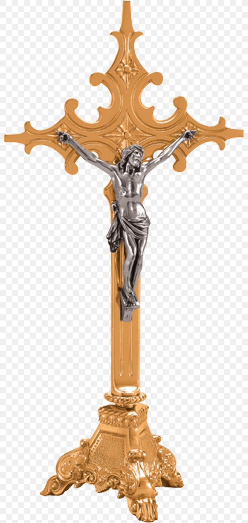 Crucifix Altar Symbol Candelabra Religion, PNG, 800x1730px, Crucifix, Altar, Artifact, Candelabra, Cross Download Free