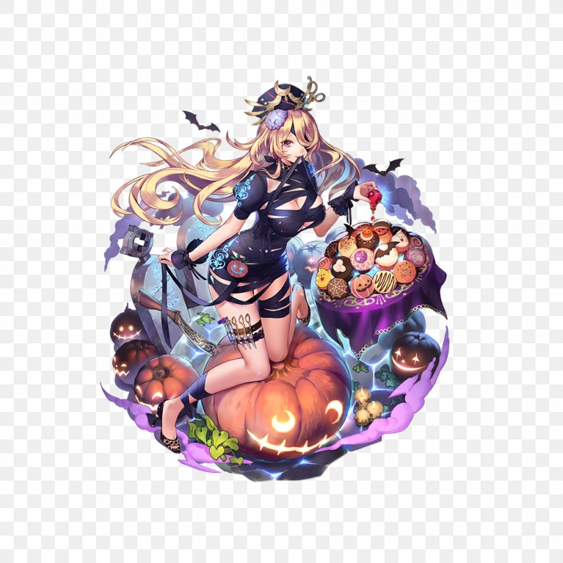 Halloween Video Games Phantom Of The Kill Monster Strike Character, PNG, 1024x1024px, Halloween, Android, Character, Elizabeth I Of England, For Whom The Alchemist Exists Download Free