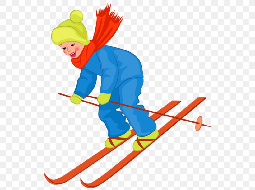 Skiing Cartoon Child Clip Art, PNG, 580x610px, Skiing, Art, Caricature, Cartoon, Child Download Free