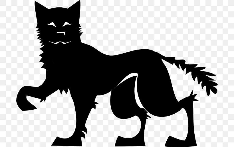 Dog Silhouette Whiskers Clip Art, PNG, 706x516px, Dog, Black, Black And White, Black Cat, Black Wolf Download Free