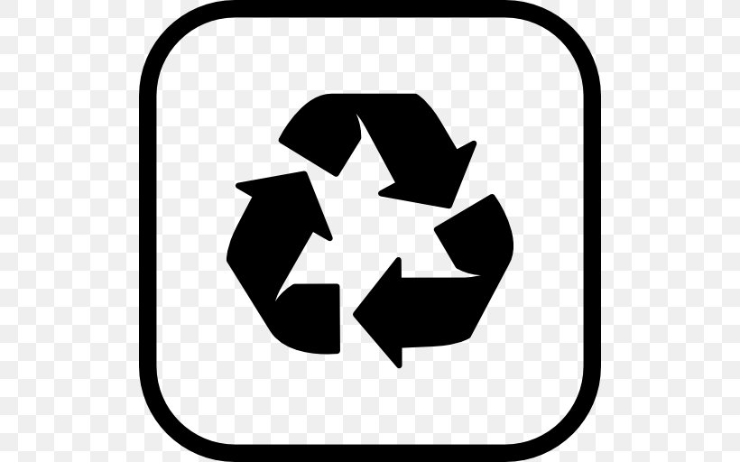 Recycling Symbol Reuse Waste Minimisation, PNG, 512x512px, Recycling Symbol, Area, Black, Black And White, Concept Download Free