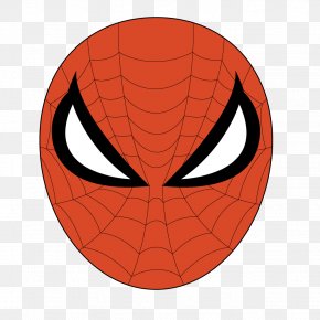 Vector Spider-Man Mask - Spider-Man Iron Man PNG