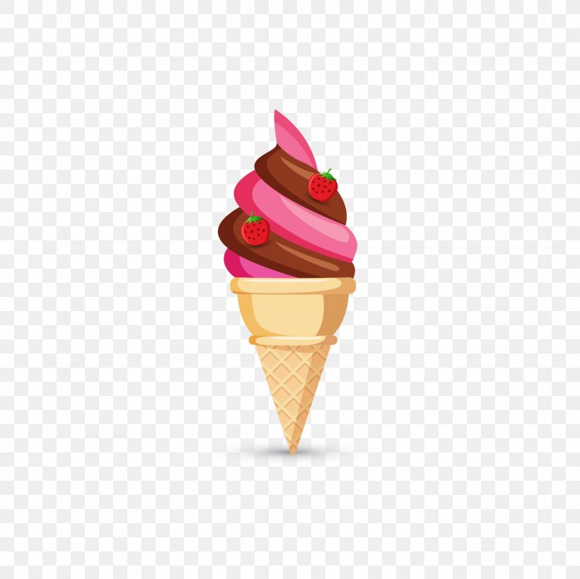 Strawberry Ice Cream, PNG, 1600x1600px, Ice Cream, Advertising, Aedmaasikas, Cartoon, Dairy Product Download Free