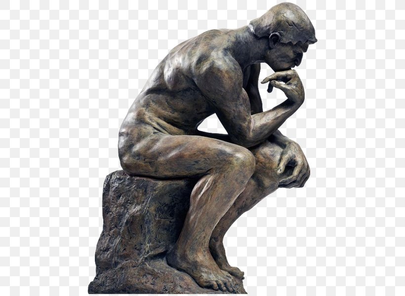 The Thinker Sculpture Statue Musée Rodin Nelson-Atkins Museum Of Art, PNG, 471x600px, Watercolor, Cartoon, Flower, Frame, Heart Download Free