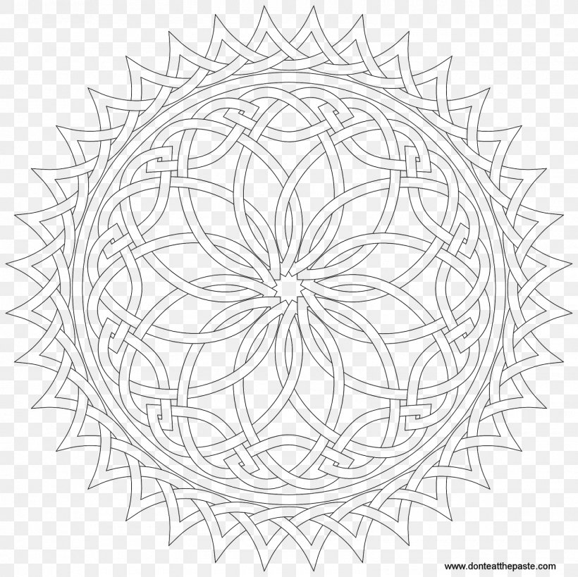 Coloring Book Mandala Adult, PNG, 1600x1600px, Coloring Book, Adult, Area, Art Therapy, Black And White Download Free