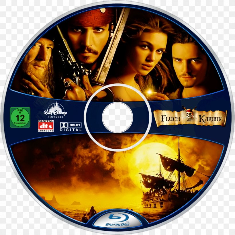 Johnny Depp Keira Knightley Pirates Of The Caribbean: The Curse Of The Black Pearl Jack Sparrow Pirates Of The Caribbean: Dead Men Tell No Tales, PNG, 1000x1000px, Johnny Depp, Black Pearl, Compact Disc, Dvd, Film Download Free