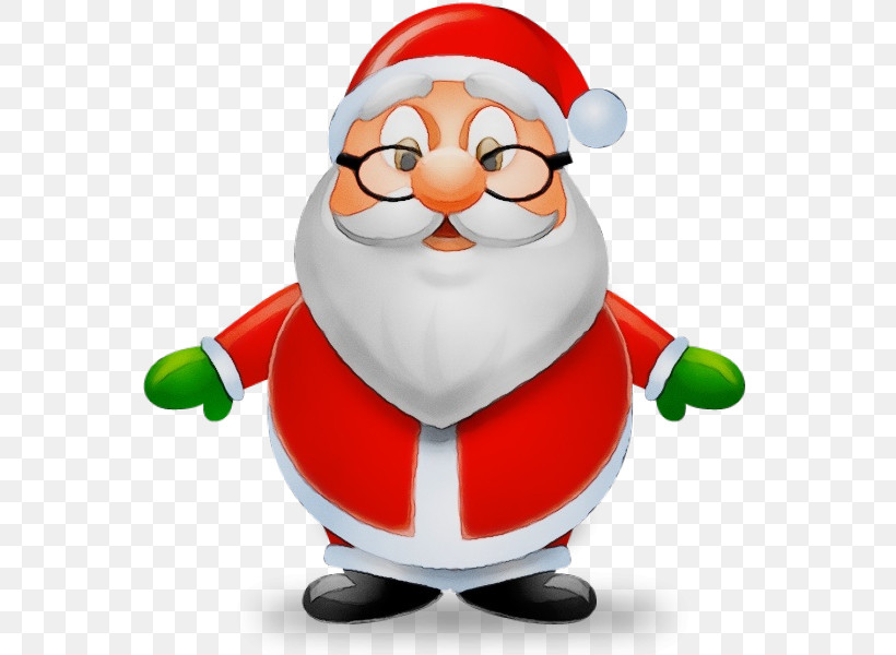 Christmas Santa Claus, PNG, 600x600px, Watercolor, Cartoon, Christmas Day, Christmas Eve, Christmas Santa Claus Download Free