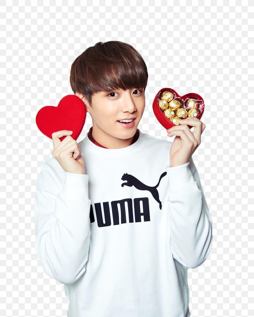 Jungkook BTS Valentine's Day N.O -Japanese Ver.- K-pop, PNG, 682x1024px, Watercolor, Cartoon, Flower, Frame, Heart Download Free