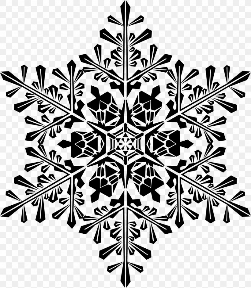 Clip Art Snowflake Image Vector Graphics, PNG, 889x1024px, Snowflake, Blackandwhite, Drawing, Leaf, Logo Download Free