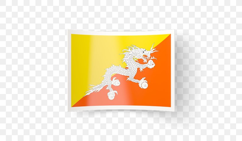 Flag Of Bhutan National Flag National Symbols Of Bhutan, PNG, 640x480px, Bhutan, Bhutanese, Fictional Character, Flag, Flag Of Bhutan Download Free