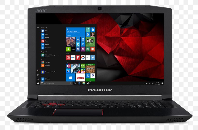 Laptop Intel Core I7 Acer Predator Helios 300 G3-572, PNG, 800x539px, Laptop, Acer Aspire Predator, Acer Predator Helios 300, Computer, Computer Hardware Download Free